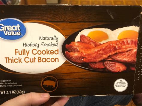 How many protein are in fully cooked bacon - calories, carbs, nutrition