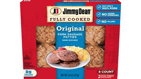 How many protein are in fully cooked pork patty - calories, carbs, nutrition