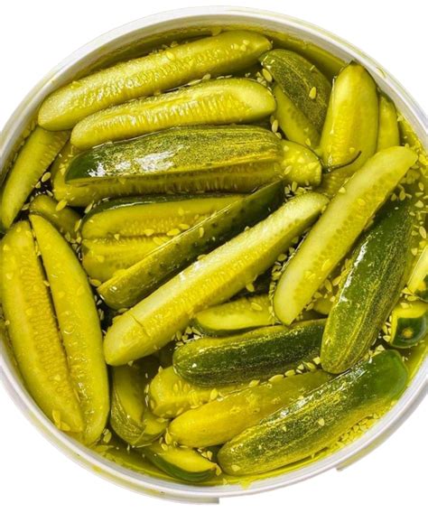 How many protein are in garlic dill ninja pickles (spears) - calories, carbs, nutrition