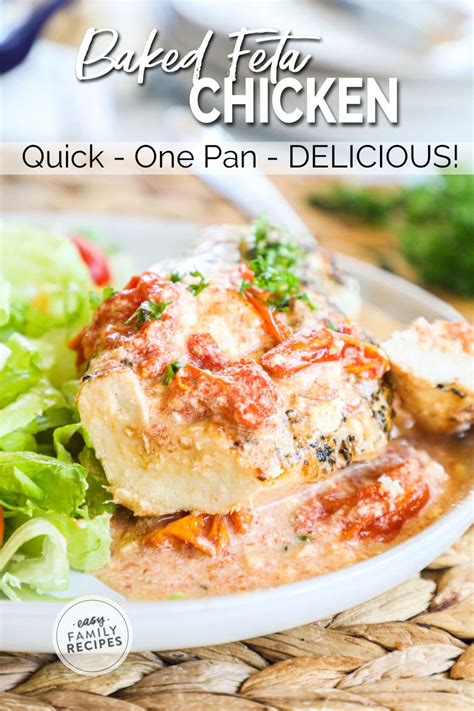 How many protein are in gf baked feta chicken - calories, carbs, nutrition