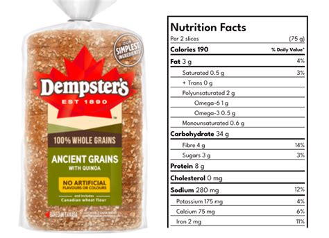 How many protein are in gf whole grain bread - calories, carbs, nutrition