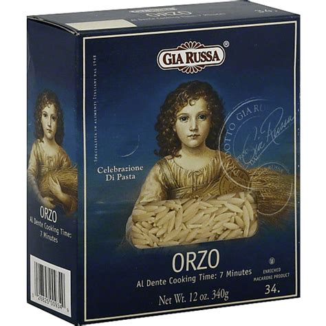 How many protein are in gia russa orzo - calories, carbs, nutrition