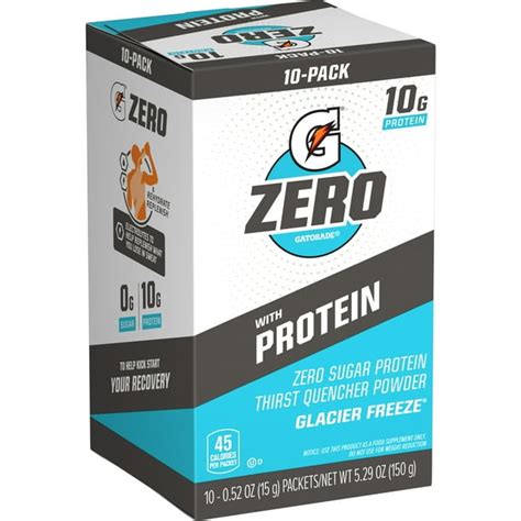 How many protein are in glacier freeze - calories, carbs, nutrition