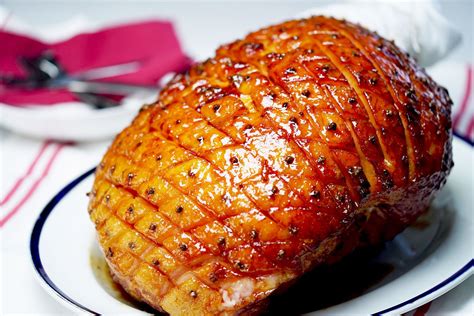 How many protein are in glazed ham - calories, carbs, nutrition