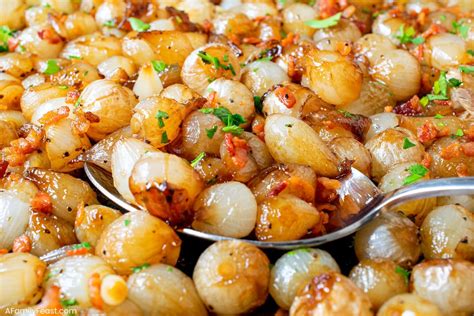 How many protein are in glazed pearl onions - calories, carbs, nutrition