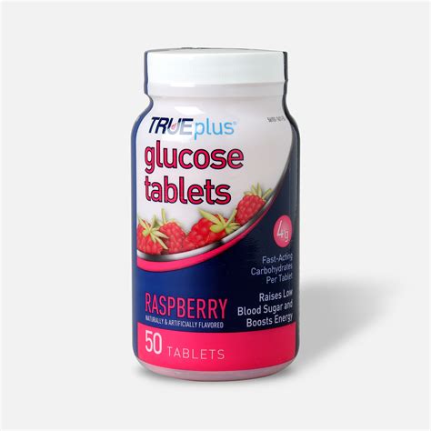 How many protein are in glucose tablet - calories, carbs, nutrition