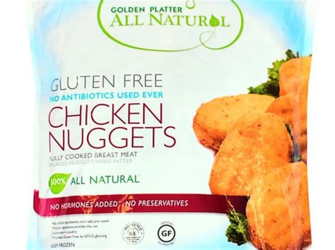 How many protein are in gluteen free chicken nuggets - calories, carbs, nutrition