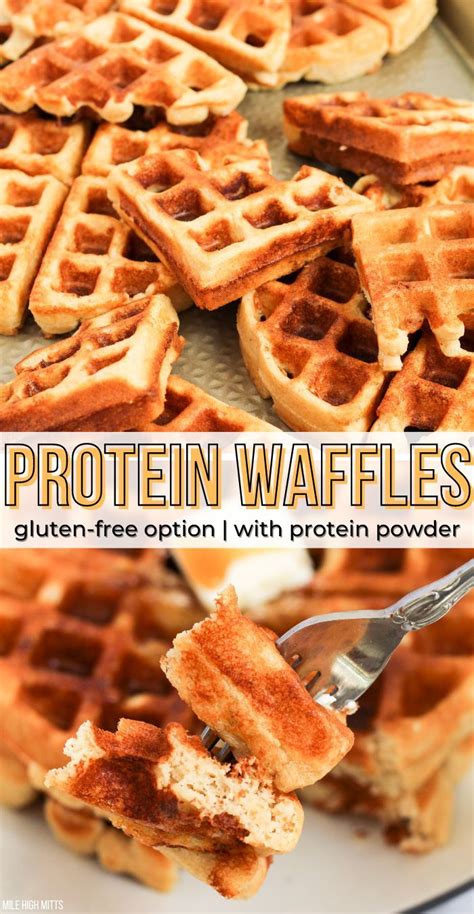 How many protein are in gluten free waffles - calories, carbs, nutrition