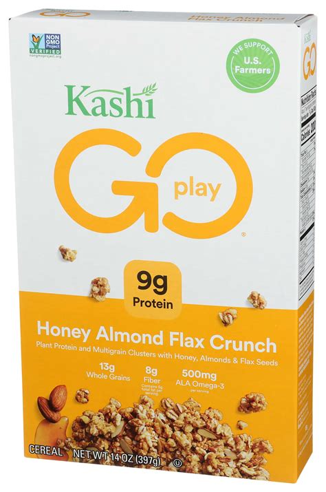 How many protein are in golean crunch! honey almond flax cereal - calories, carbs, nutrition