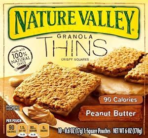 How many protein are in granola thins - peanut butter - calories, carbs, nutrition