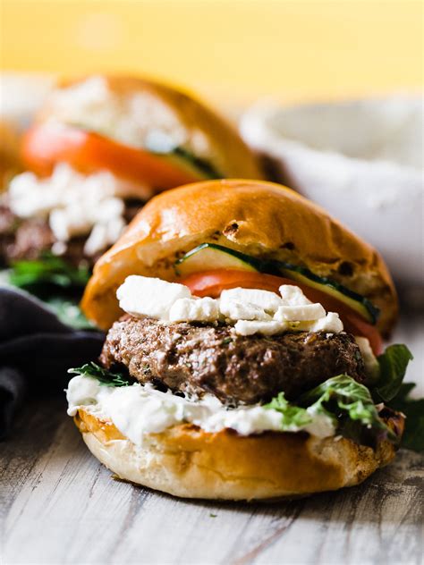 How many protein are in greek burger slider - calories, carbs, nutrition