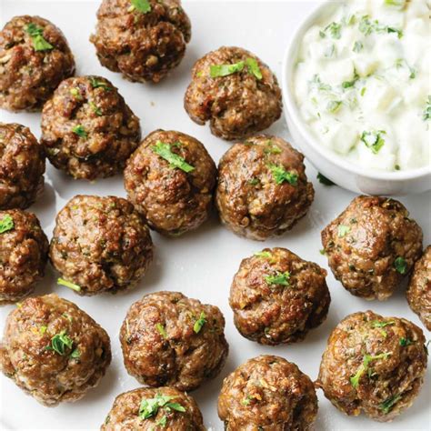 How many protein are in greek meatballs large - calories, carbs, nutrition