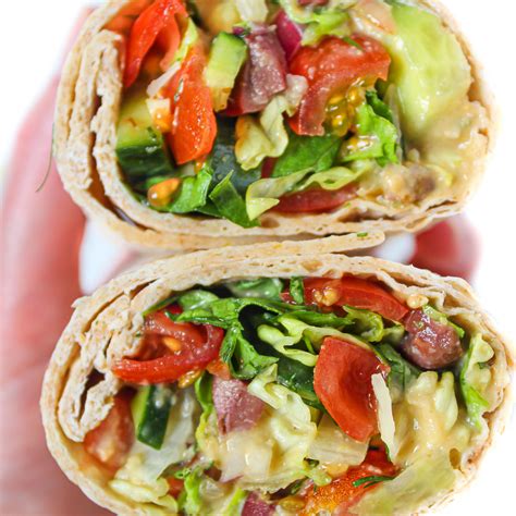 How many protein are in greek salad wrap - calories, carbs, nutrition