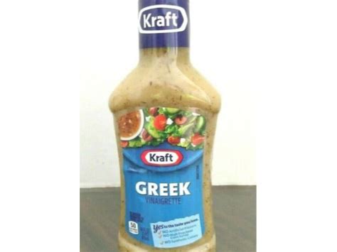 How many protein are in greek vinaigrette (11244.1) - calories, carbs, nutrition