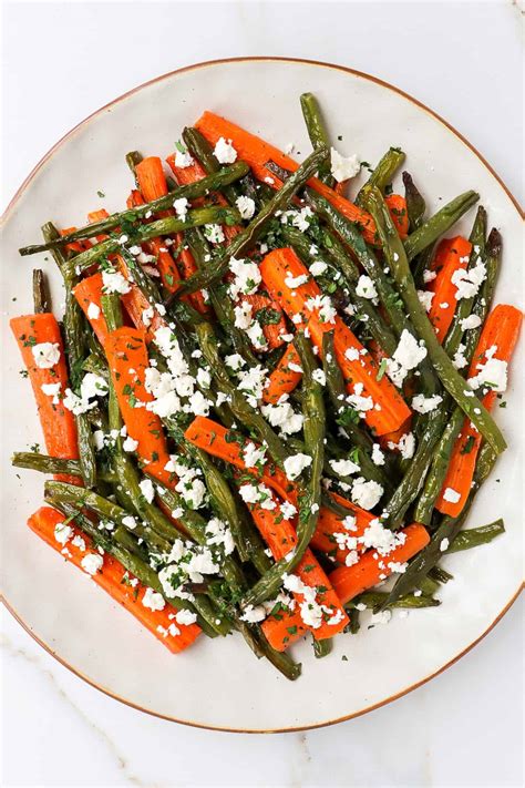 How many protein are in green beans and carrots - calories, carbs, nutrition