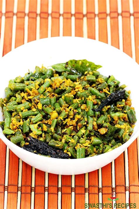 How many protein are in green beans fresh poriyal monsoon 1/2 cup - calories, carbs, nutrition