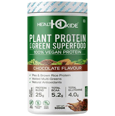 How many protein are in green superfood chocolate - calories, carbs, nutrition