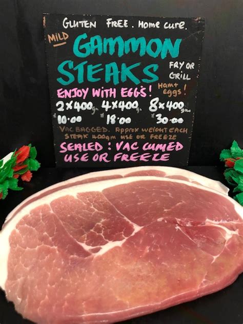 How many protein are in grill bar gammon steak - calories, carbs, nutrition