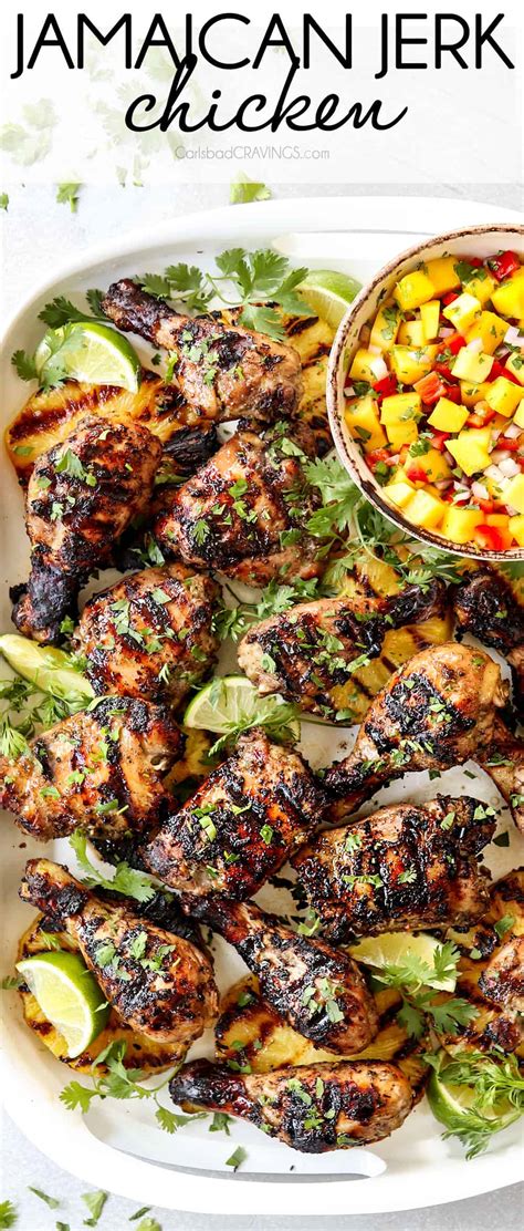 How many protein are in grilled caribbean spiced chicken - calories, carbs, nutrition