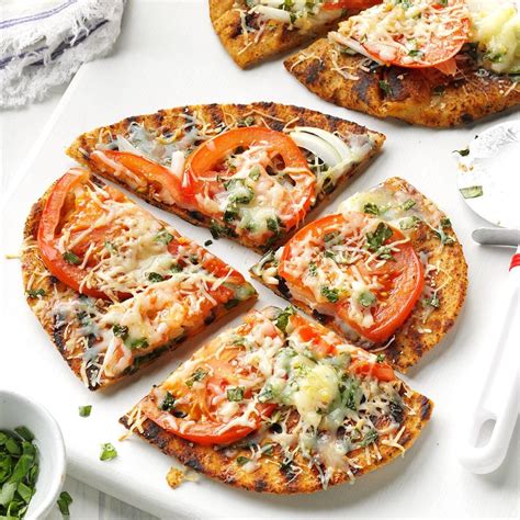 How many protein are in grilled chicken roasted vegetable flatbread - calories, carbs, nutrition