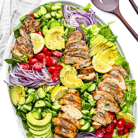 How many protein are in grilled chicken salad (no dressing) - calories, carbs, nutrition