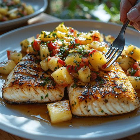 How many protein are in grilled mahi mahi with pineapple salsa - calories, carbs, nutrition