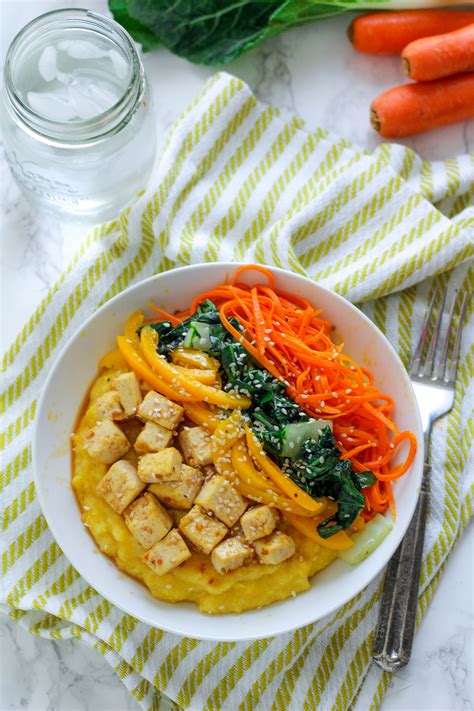 How many protein are in grilled polenta with tofu - calories, carbs, nutrition