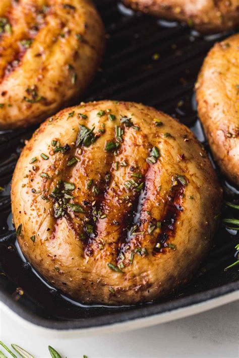 How many protein are in grilled portobello mushroom - calories, carbs, nutrition