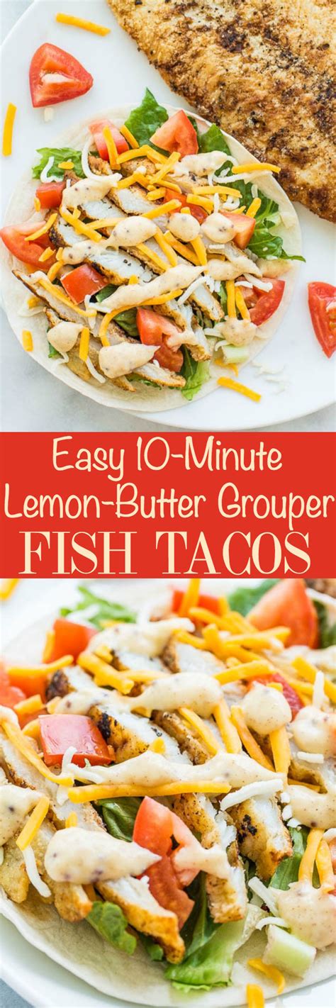 How many protein are in grouper taco - calories, carbs, nutrition