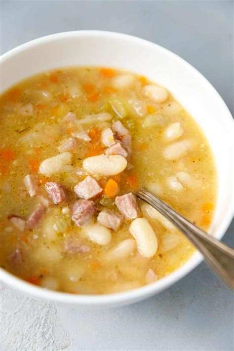 How many protein are in ham and bean soup - calories, carbs, nutrition