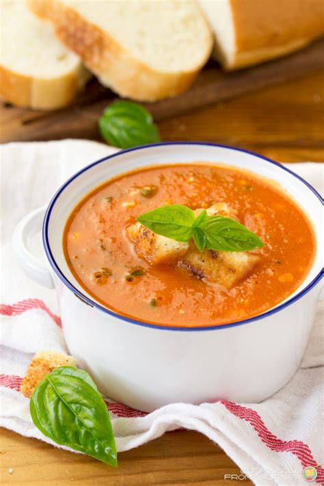 How many protein are in harvest tomato with basil soup - calories, carbs, nutrition