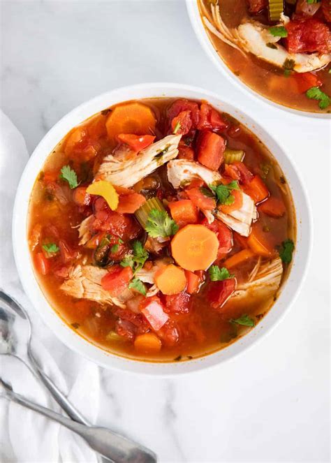 How many protein are in hearty mexican chicken soup - calories, carbs, nutrition