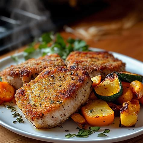 How many protein are in herbed breaded pork chop - calories, carbs, nutrition