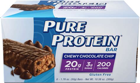 How many protein are in high protein bar : chewy chocolate chip - calories, carbs, nutrition