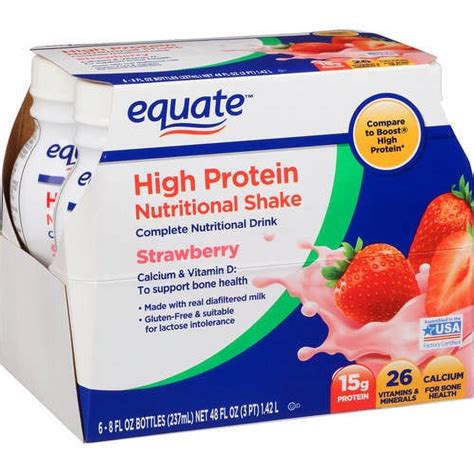 How many protein are in high-protein nutritional shake - calories, carbs, nutrition