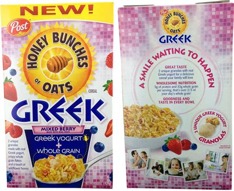 How many protein are in honey bunches of oats cereal greek - calories, carbs, nutrition