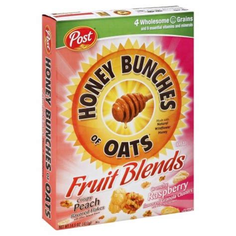 How many protein are in honey bunches of oats fruit blends - calories, carbs, nutrition