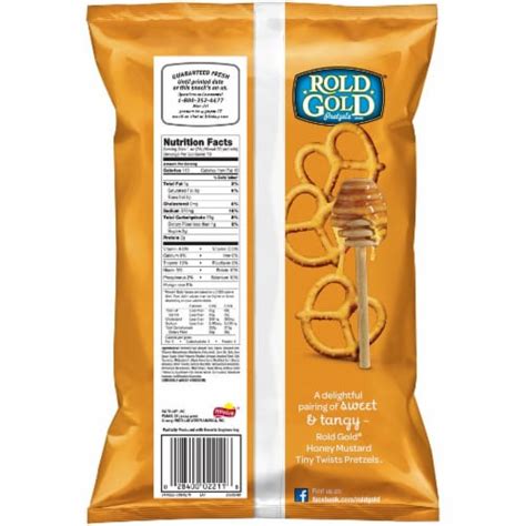 How many protein are in honey mustard tiny twists - calories, carbs, nutrition
