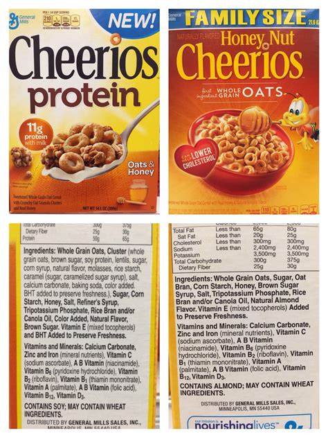 How many protein are in honey nut bar - calories, carbs, nutrition