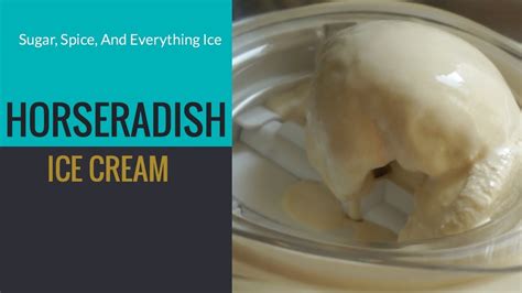 How many protein are in horseradish ice cream - calories, carbs, nutrition