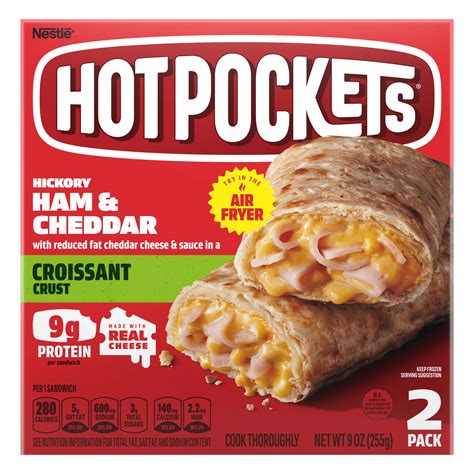 How many protein are in hot ham croissant - calories, carbs, nutrition