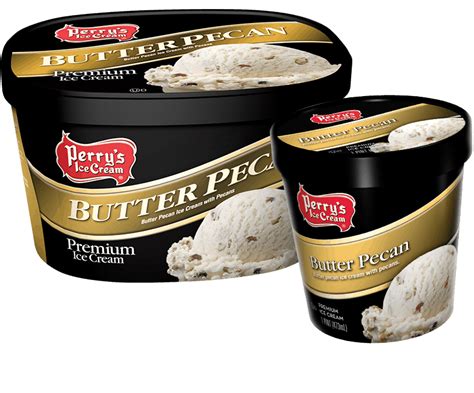 How many protein are in ice cream, butter pecan, perry's - calories, carbs, nutrition