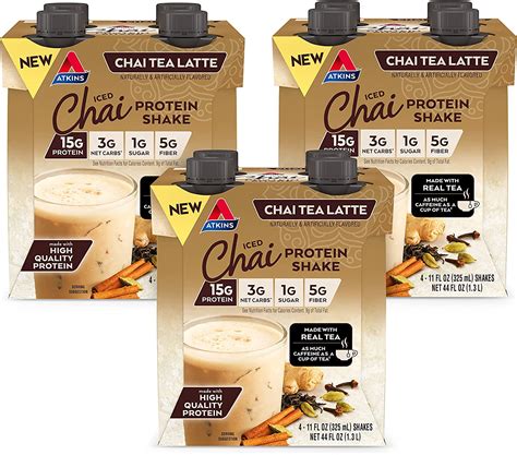 How many protein are in iced chai tea latte - calories, carbs, nutrition