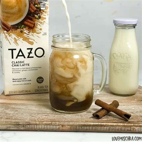 How many protein are in iced tazo black tea latte - venti - nonfat milk - calories, carbs, nutrition