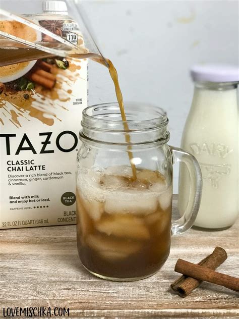 How many protein are in iced tazo red tea latte - tall - nonfat milk - calories, carbs, nutrition