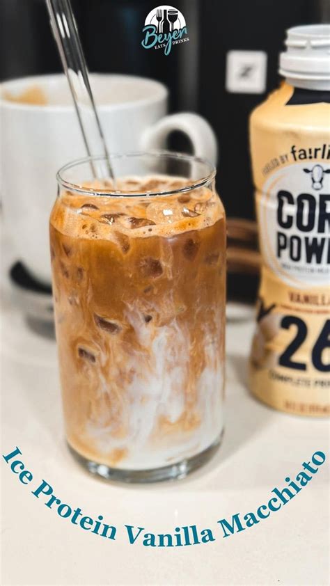 How many protein are in iced vanilla macchiato ~ venti - calories, carbs, nutrition