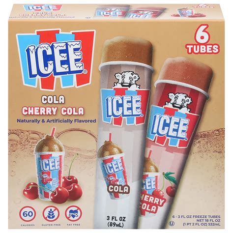 How many protein are in icee - cherry freeze - calories, carbs, nutrition