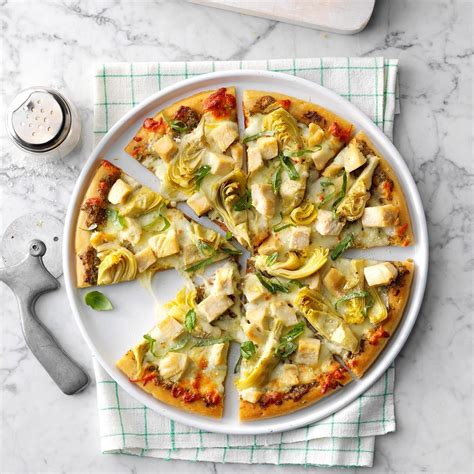 How many protein are in individual 7 - chicken artichoke pizza - calories, carbs, nutrition