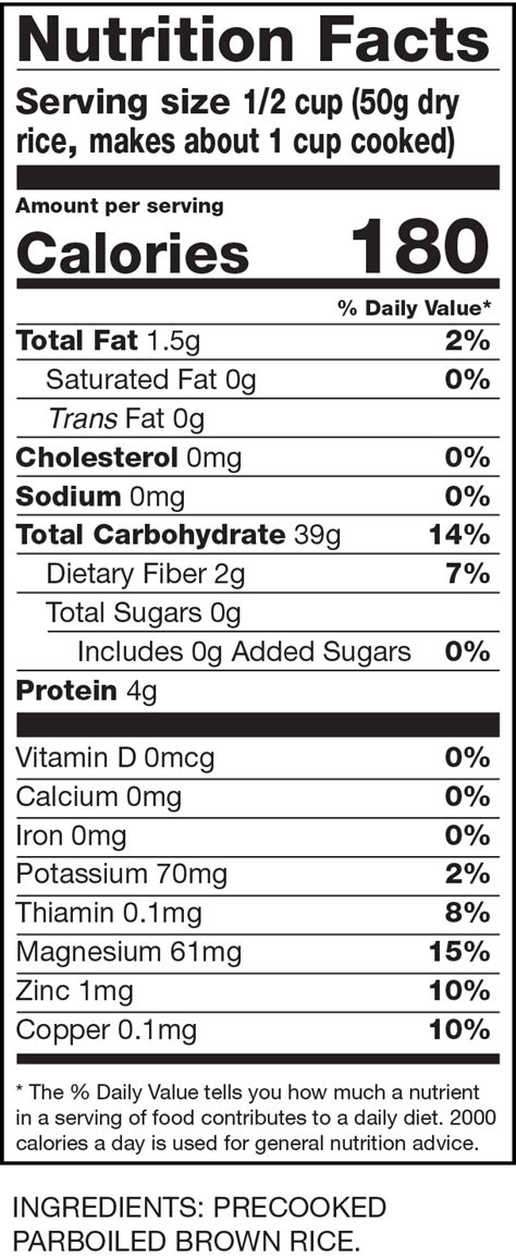 How many protein are in instant brown rice - calories, carbs, nutrition