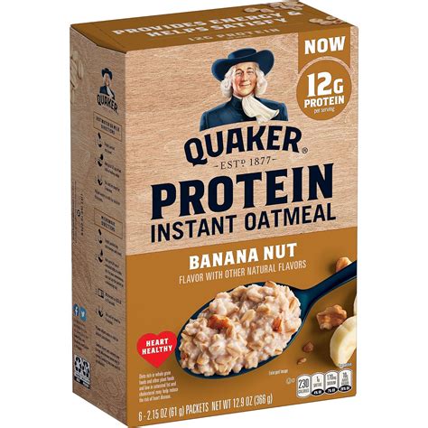 How many protein are in instant oatmeal honey hazelnut - calories, carbs, nutrition